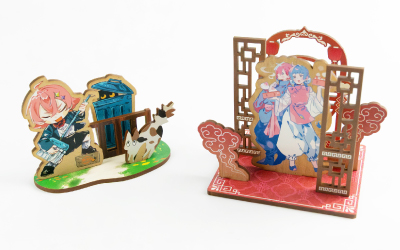 木製ジオラマフィギュア